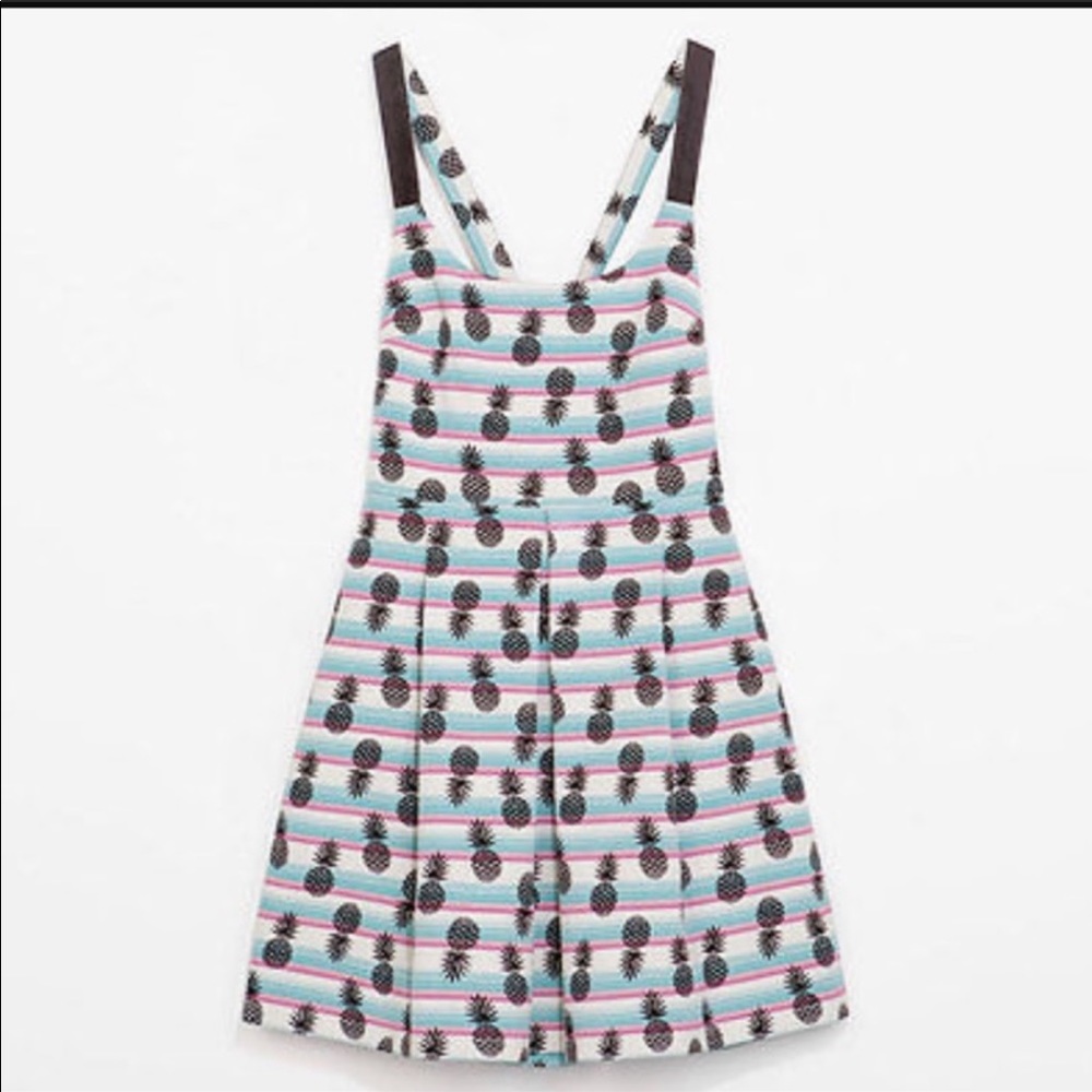 Zara pineapple dress